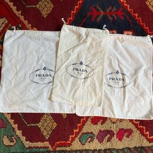 Prada dust bags